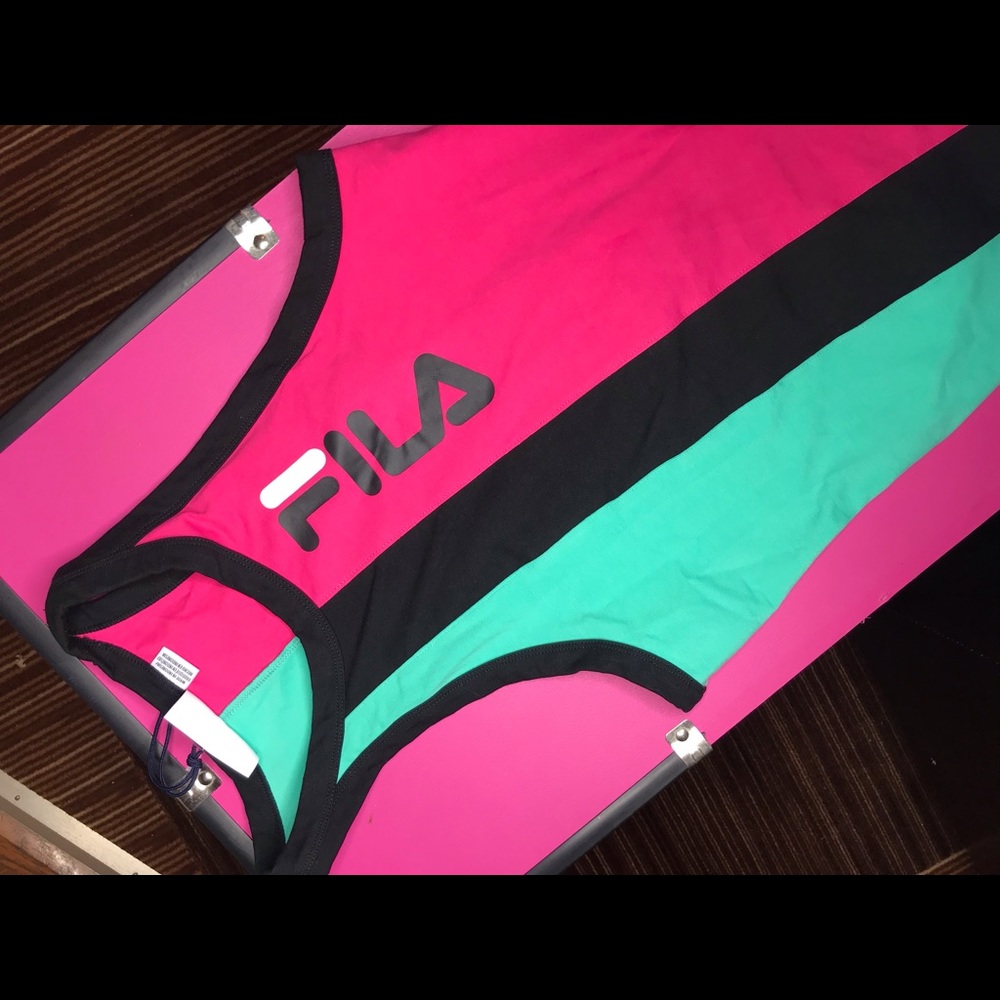 Filas matching body suit and leggings